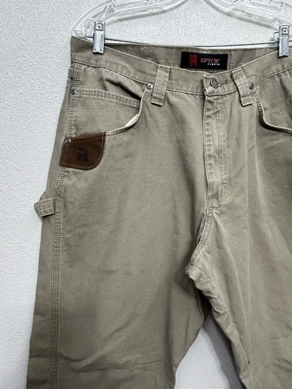 Wrangler Riggs Workwear Cargo Carpenter Pants Men’s 35 X 30 Brown (actual 32x29)